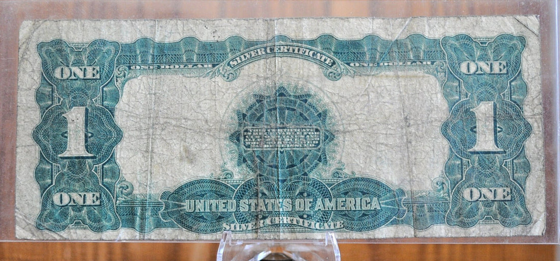 1899 $1 Black Eagle Silver Certificate VG (Fr.233) — representative complete back