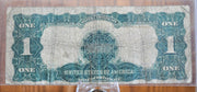 1899 $1 Black Eagle Silver Certificate VG (Fr.233) — representative complete back