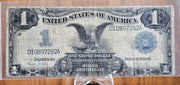 1899 $1 Black Eagle Silver Certificate VG (Fr.233) — representative complete front